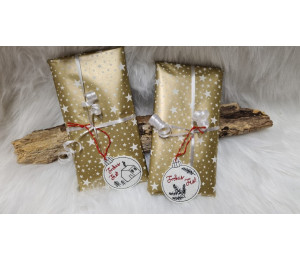 ADVENTSKALENDER 6. Dezember - 16 Anhänger Weihnachtskugeln Doodle